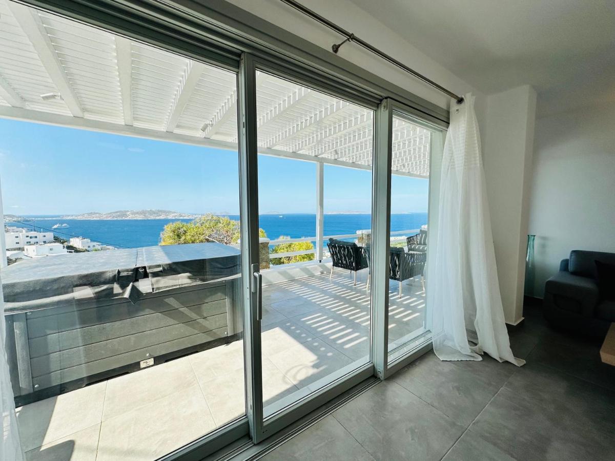 Seaview & Jacuzzi Summer Residence Mykonos Town Exteriér fotografie